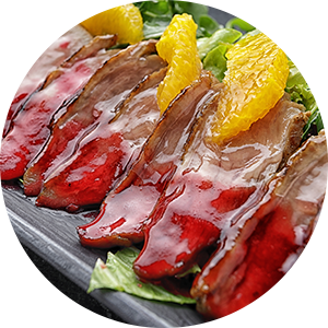 Duck Breast in Caramel with Oranges