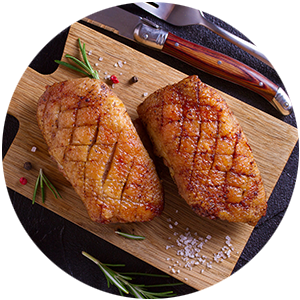 Duck Breast with Honey Glaze